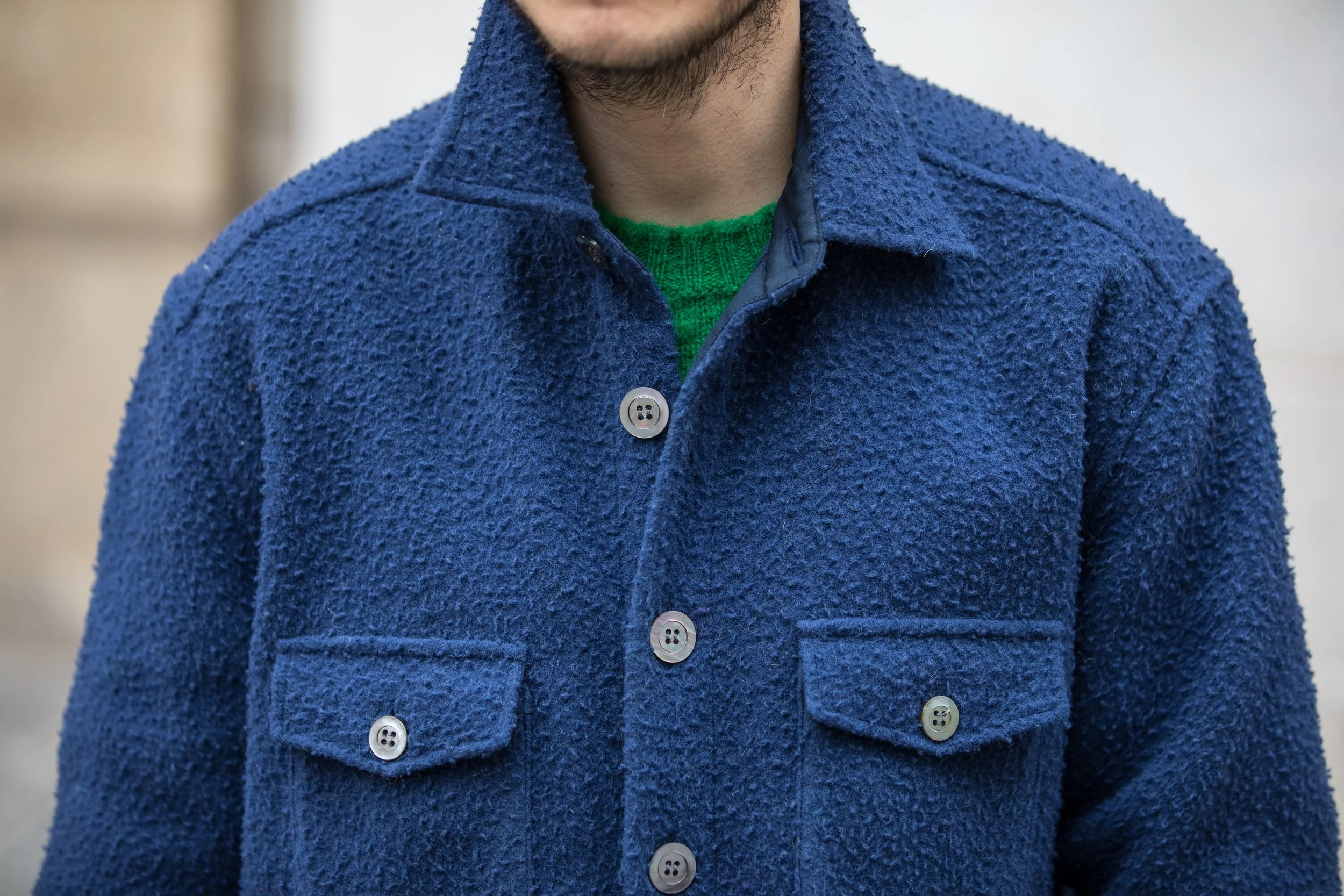 Fresh Torino - The Casentino wool overshirt made in Italy — Les